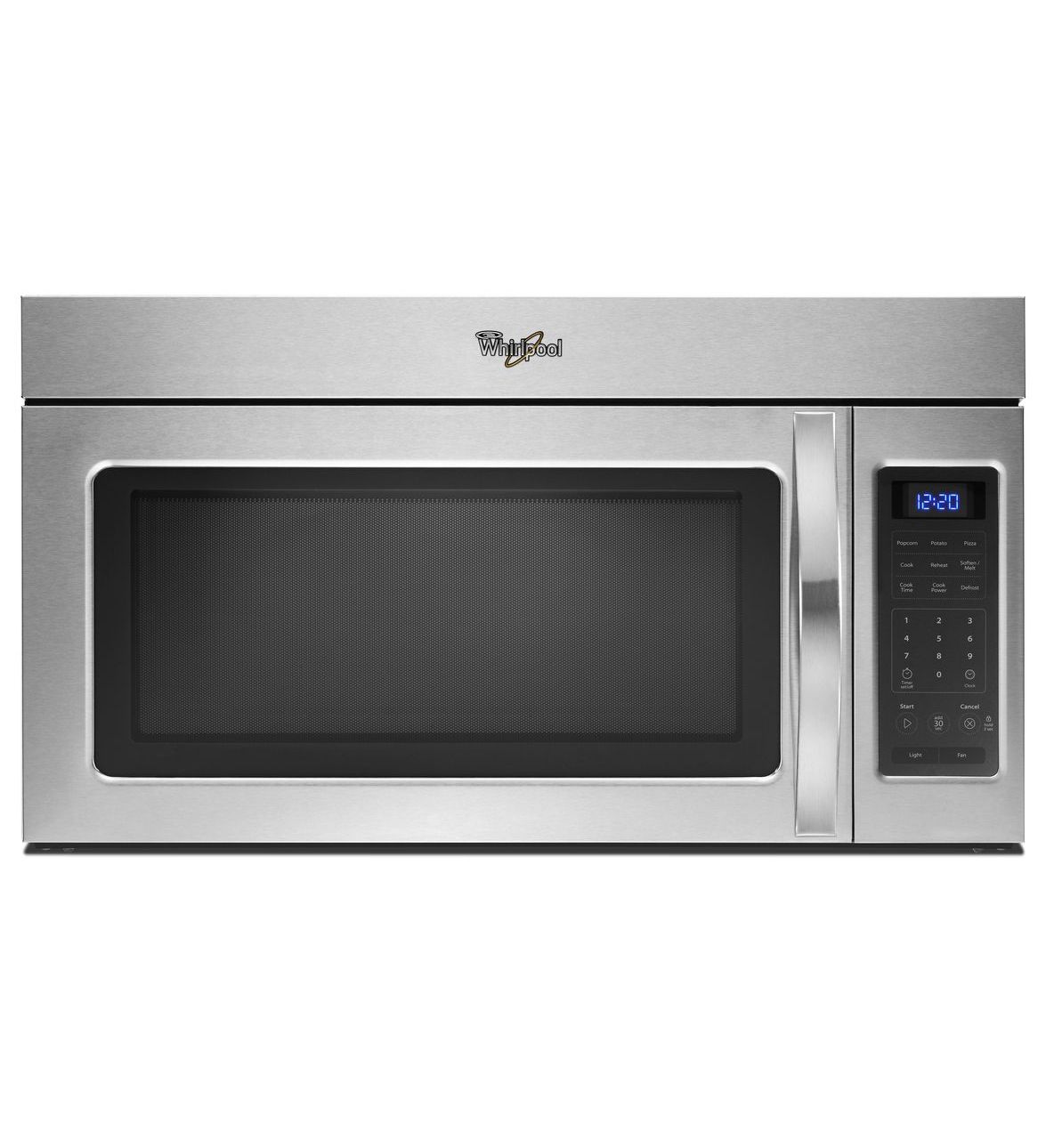 MMV5220FZ Maytag Over the Range Microwave, Vent, WideGlide Tray Stainless Steel